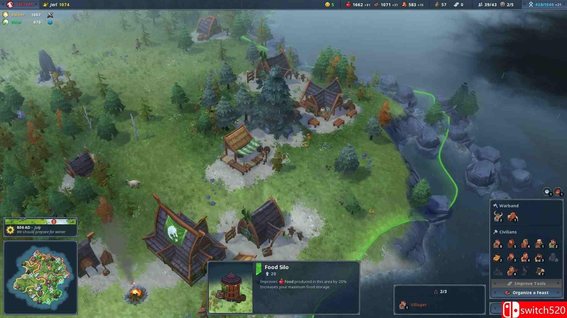 《北加尔（Northgard）》官方中文 集成猫头鹰部落DLC TENOKE镜像版[CN/EN]_1