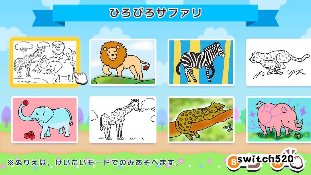 【日版】来玩着色画吧 动物园 Coloring book series Zoo 英语_2