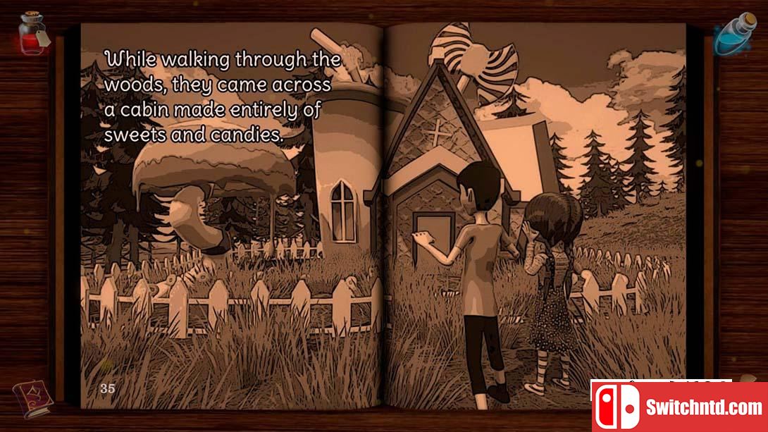 【美版】汉赛尔与格莱特 Hansel and Gretel: Interactive Book 英语_1