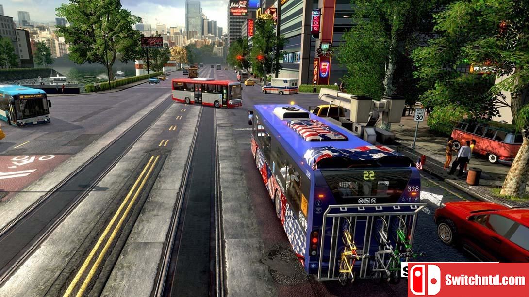 【美版】巴士驾驶模拟器24 城市道路 .Bus Driving Simulator 24 - City Roads 英语_1