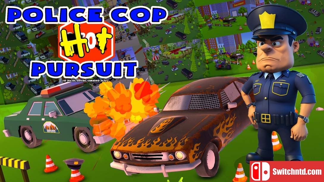 【美版】警察追捕-赛车驾驶模拟器真实 Police Cop Hot Pursuit - Car Racing Driving Simulator Real 英语_0