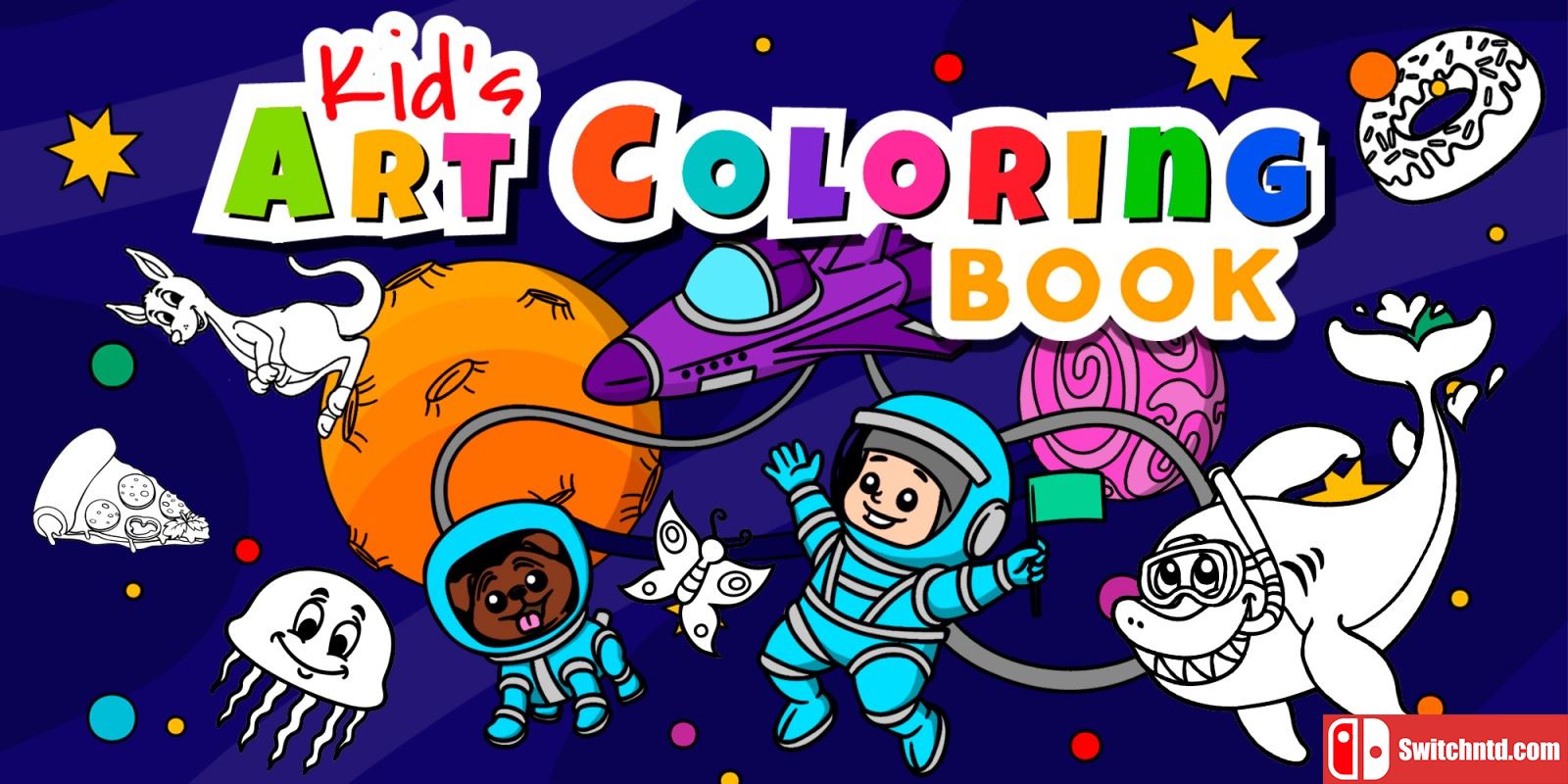 儿童艺术画册丨Kid’s Art Coloring Book_0