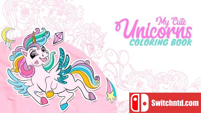 我可爱的独角兽：图画书丨My Cute Unicorns – Coloring Book_0