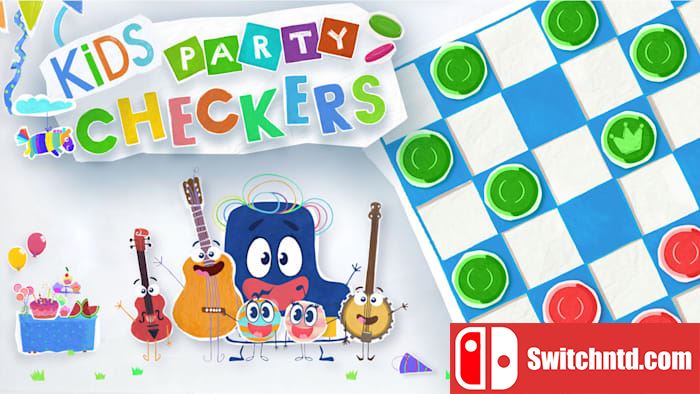 儿童派对跳棋丨Kids Party Checkers_0