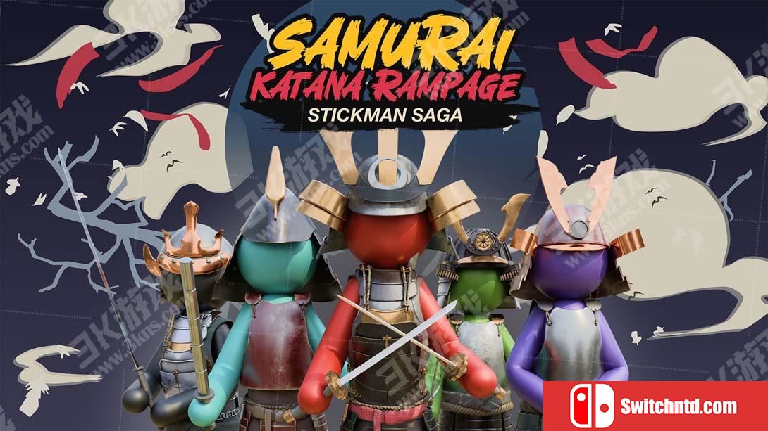 【美版】武士武士刀横冲直撞:火柴人传奇 .Samurai Katana Rampage Stickman Saga 英语_0