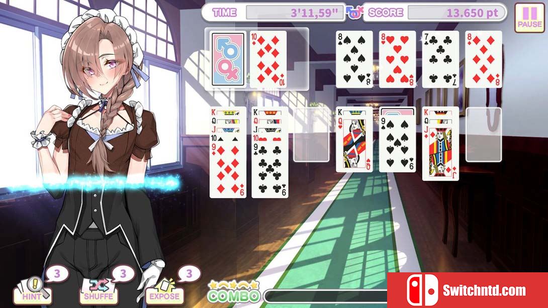 【美版】克朗代克纸牌 Otoko Cross: Pretty Boys Klondike Solitaire 英语_5