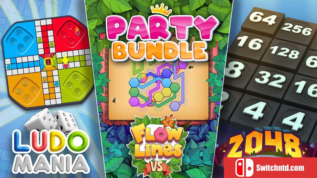 【美版】Party Bundle: Ludomania & Flowlines VS & 2048 Battles 英语_0