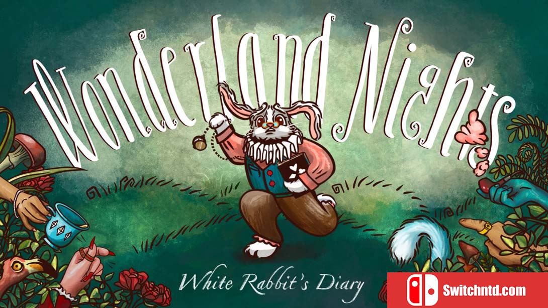 【美版】仙境之夜:白兔奇幻记 Wonderland Nights: White Rabbit's Diary 英语_0