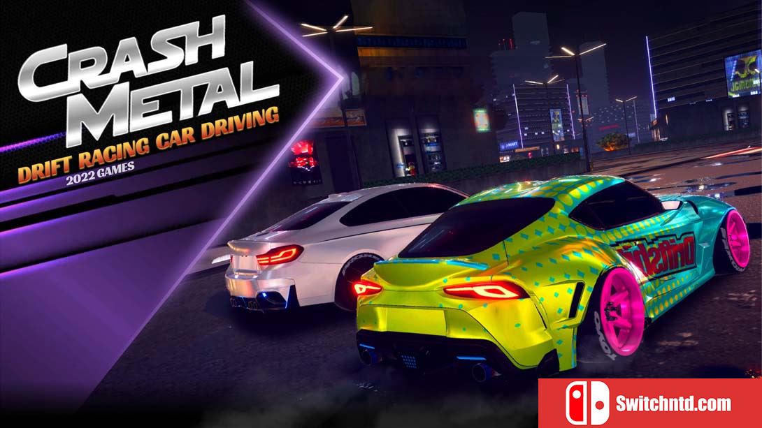 【美版】漂移赛车驾驶 CrashMetal - Drift Racing Car Driving Simulator 2022 Games 英语_0