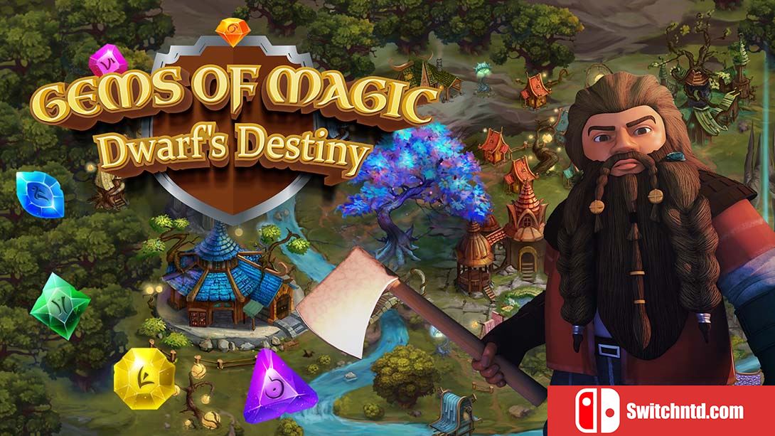 【美版】魔法宝石：失落家族 Gems of Magic: Dwarf's Destiny 中文_0