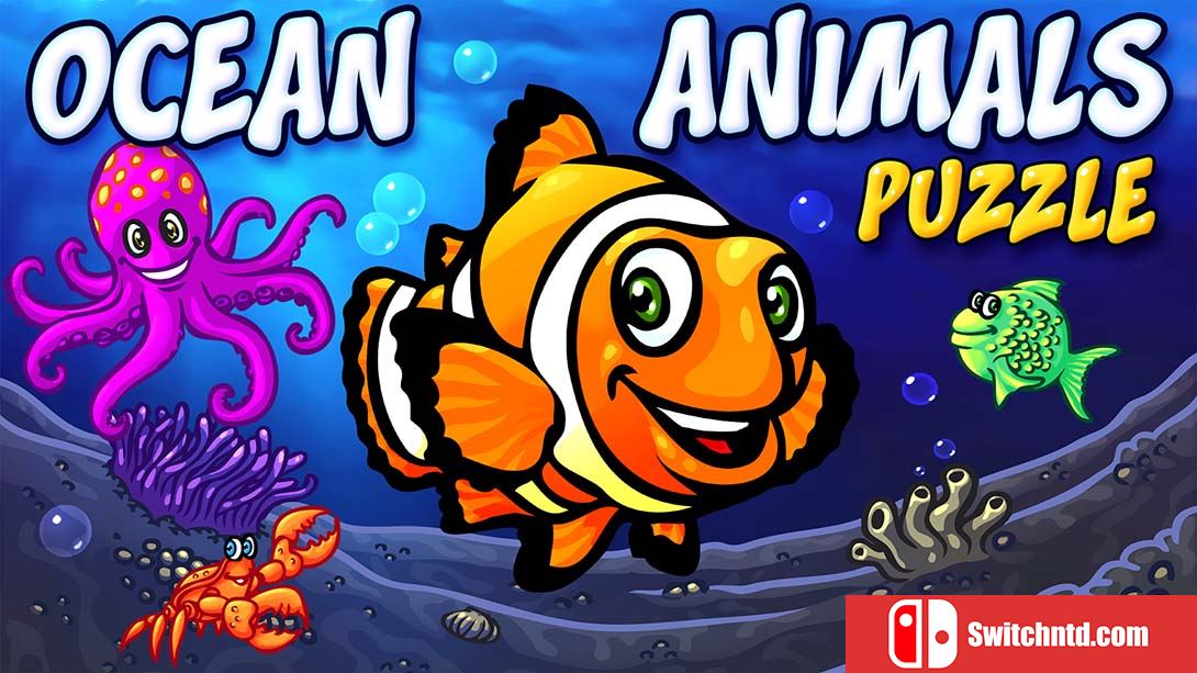 【美版】海洋动物谜题-学龄前儿童动物学习谜题游戏 Ocean Animals Puzzle - Preschool Animal Learning Puzzles Ga 中文_0